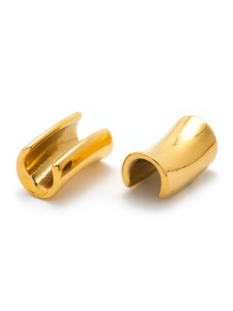 Gold Steel Ear Cuffs