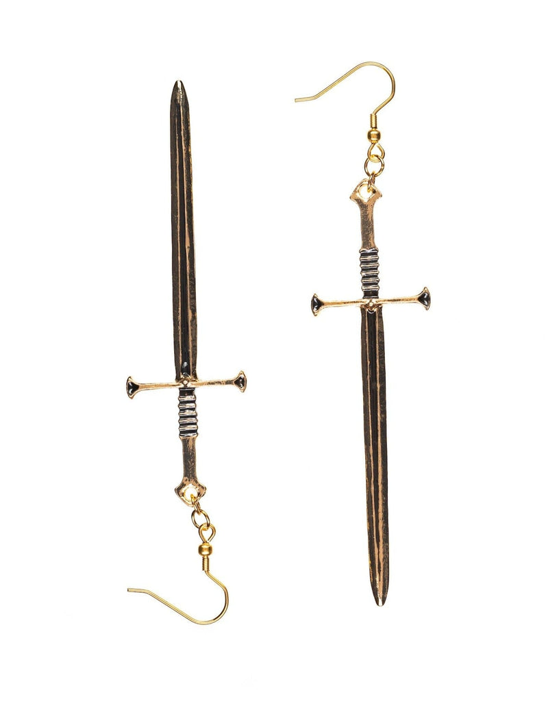 Sword Steel Earrings