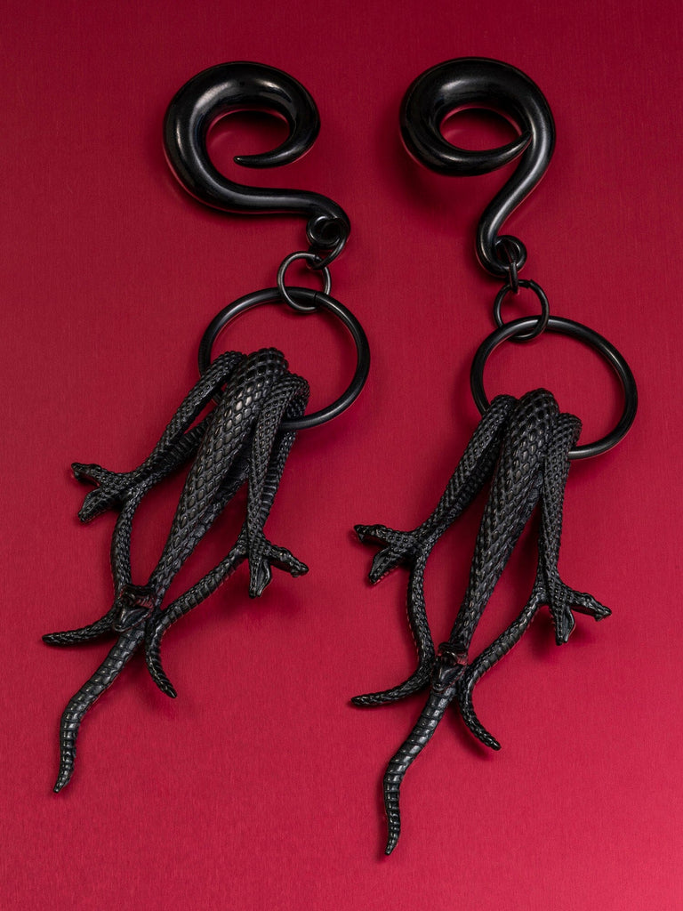 Medusa's Snake Cluster Curled Hook Steel Hangers