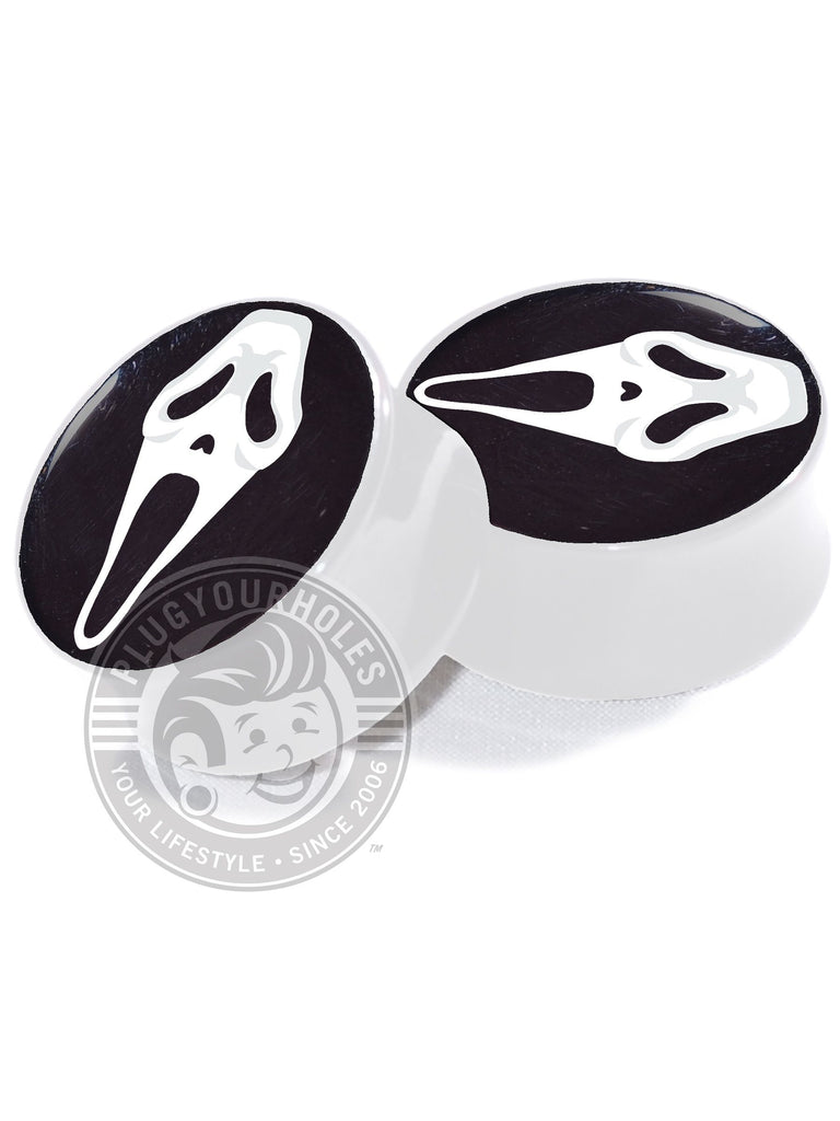 Ghostface Mask - Image Plugs (The Limited Black Series)