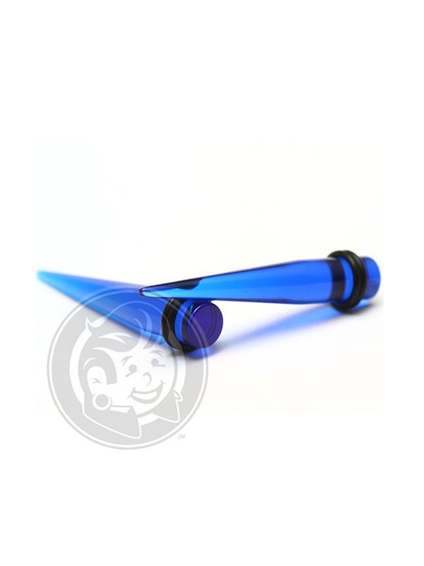 Blue Acrylic Tapers