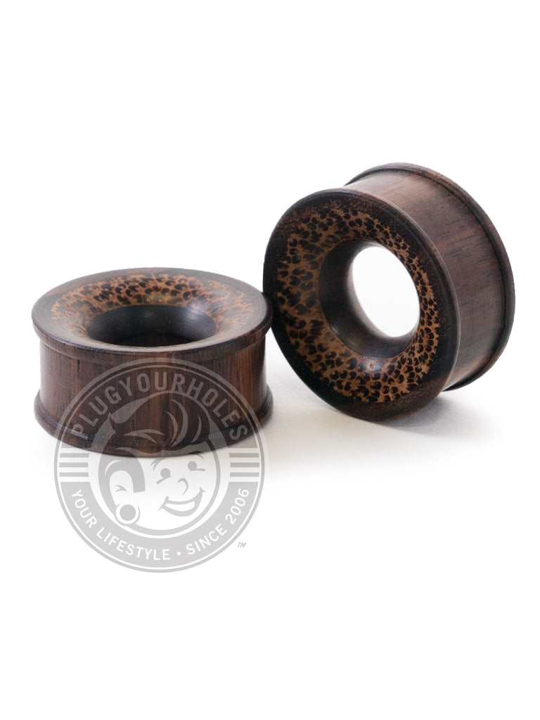 Sono Palm Inlayed Concave Wood Tunnels