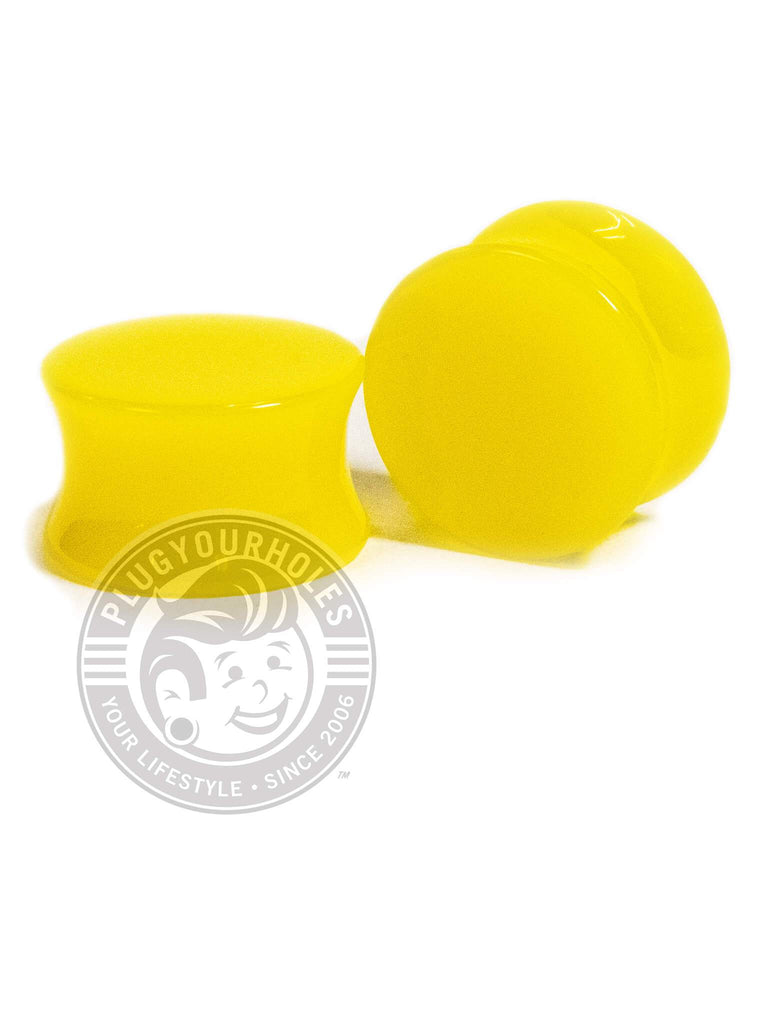 Yellow Acrylic Plugs
