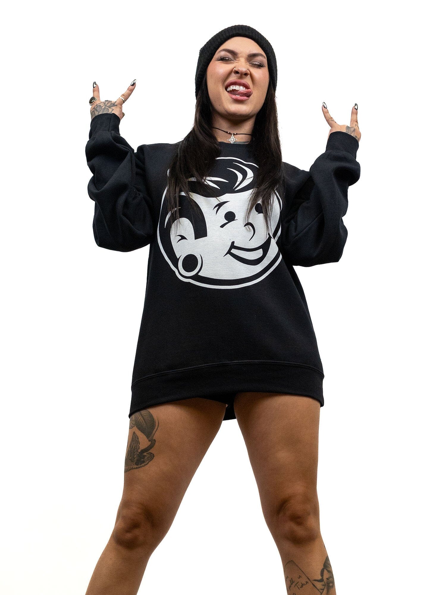 Plug Boi Plug Boy Crewneck | Unisex Cotton Top | Long Sleeve Logo Tee ...
