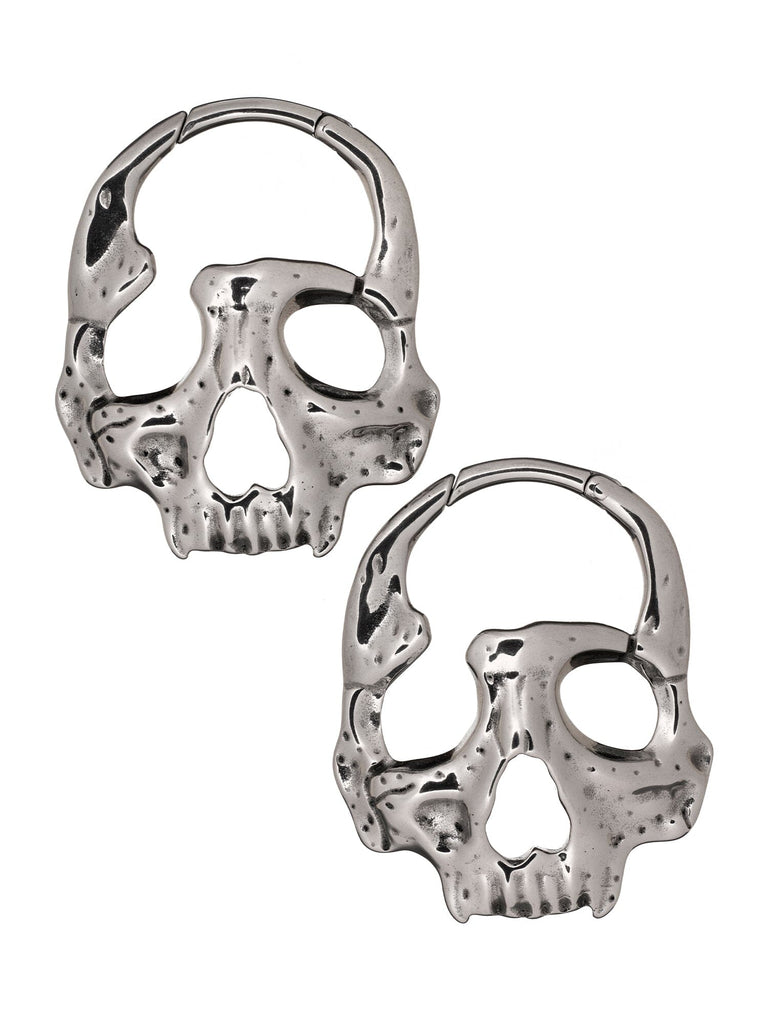 Ancient Skull Steel Clicker Hangers