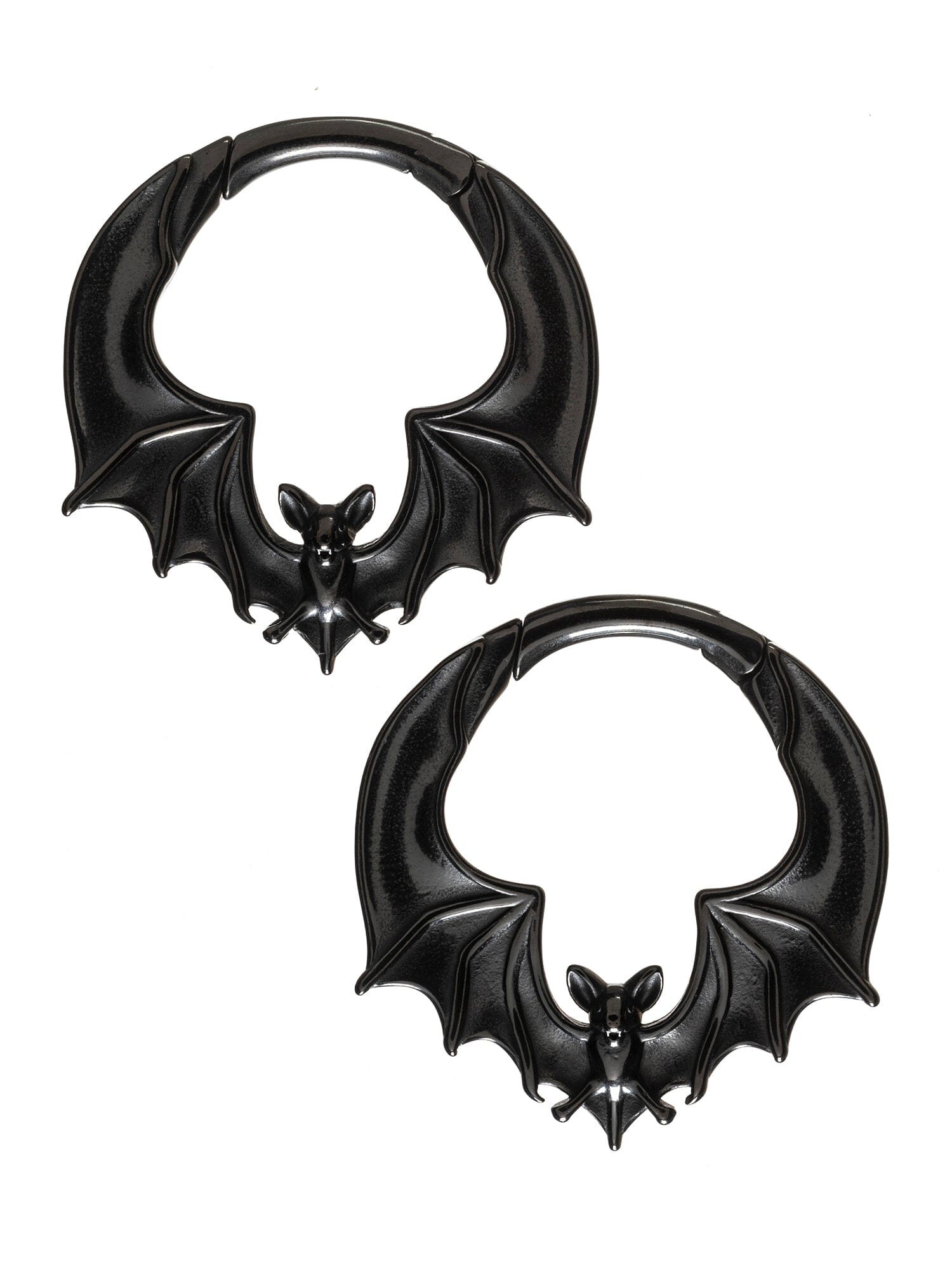 FREAKIN' Bats Steel Clicker Hangers, Steel Ear Weights