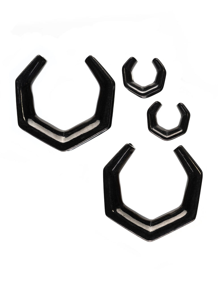 Black Hexagon Steel Saddles