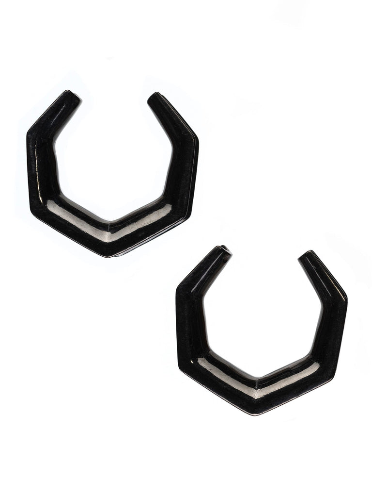Black Hexagon Steel Saddles