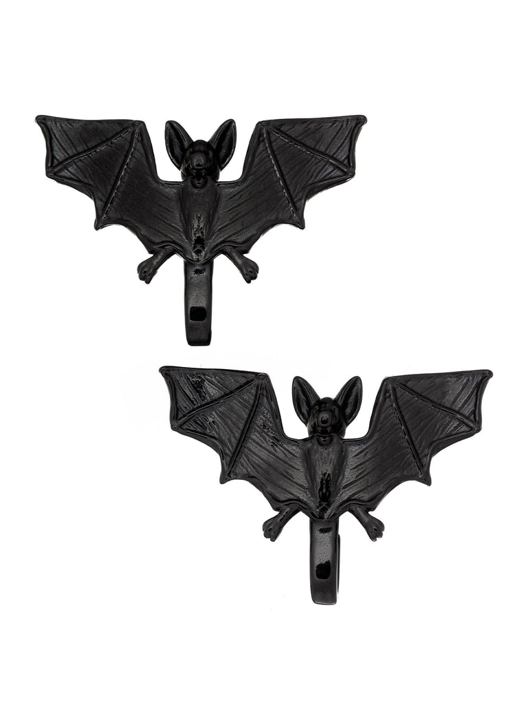 Black Upside Down Bat Steel Hangers