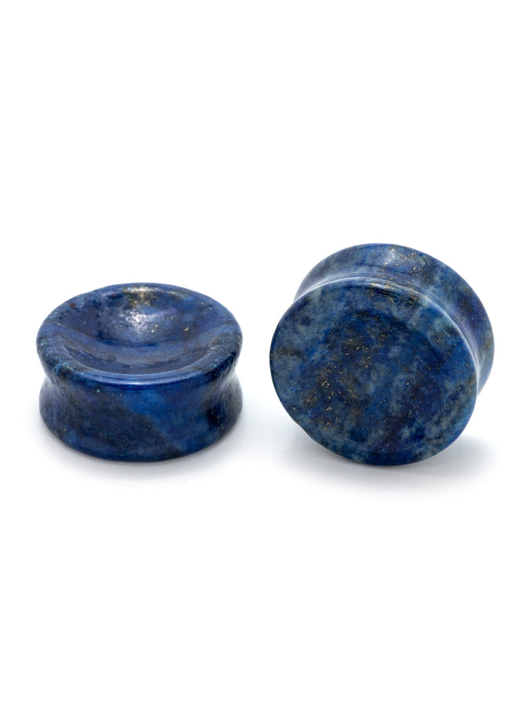 Lapis Lazuli Concave Stone Plugs
