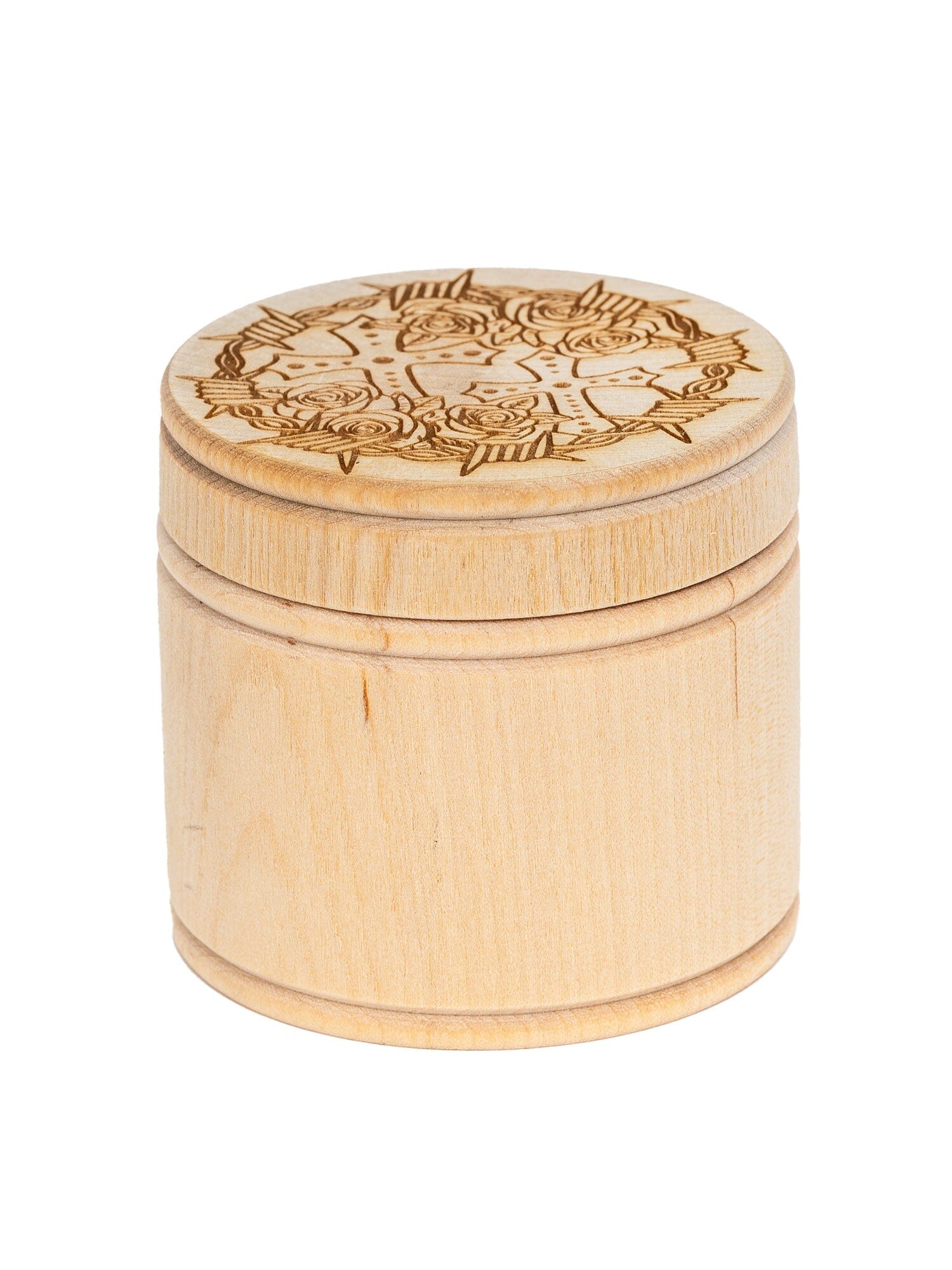 Barbed Wire Engraved Plug Box Engraved Jewelry Box
