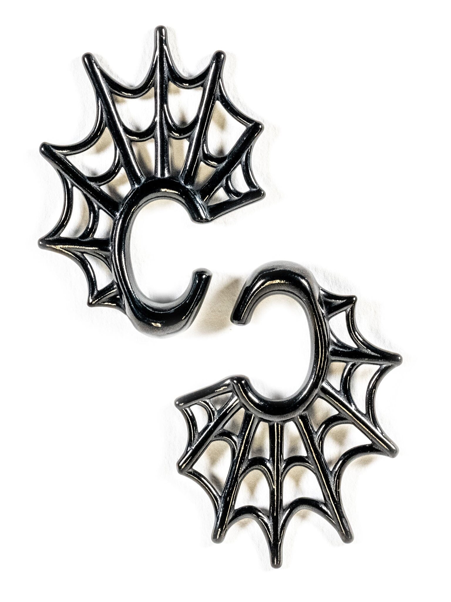 Spiderweb Steel Hangers Curled Hook Ear Weights