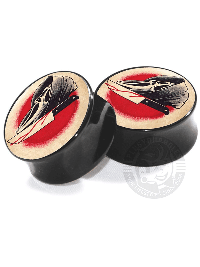 Halloween ear gauges deals