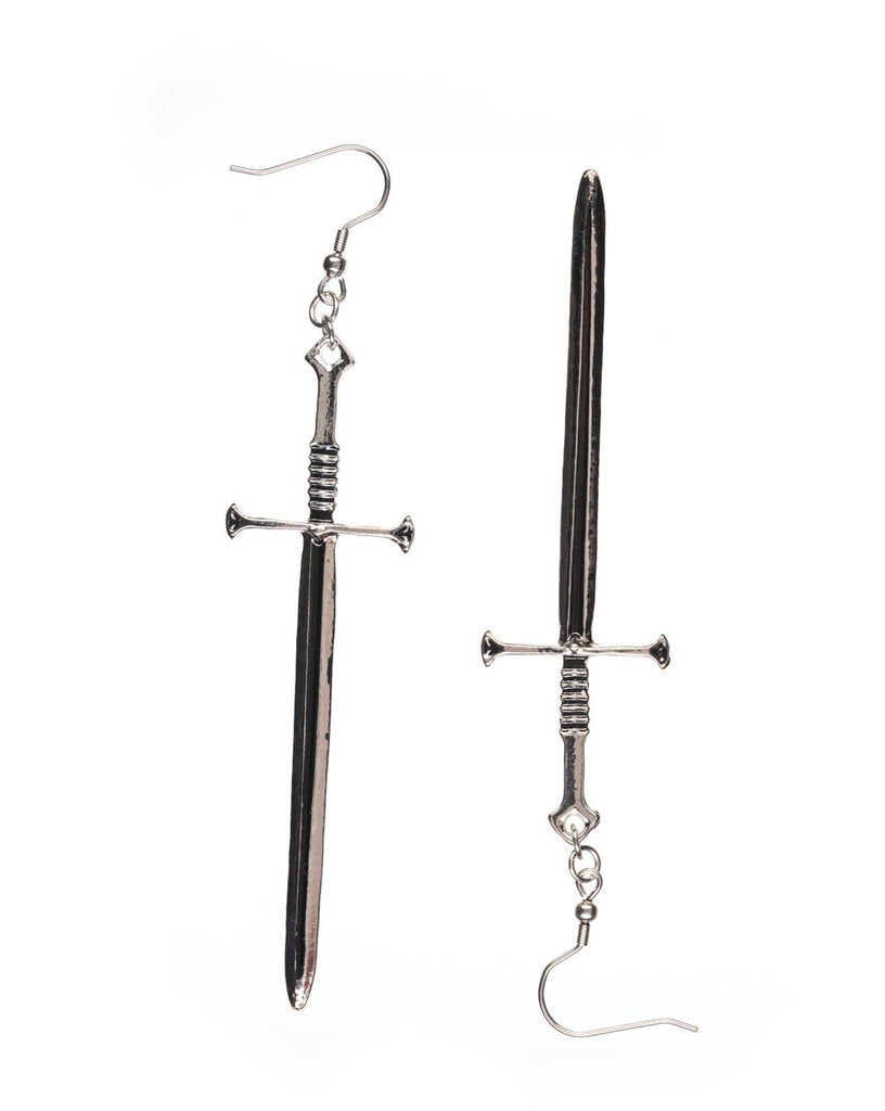 Sword Steel Earrings