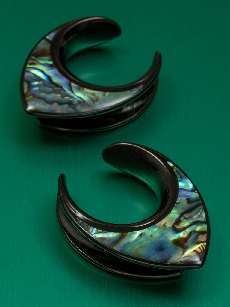 Black Abalone Crown Steel Saddles