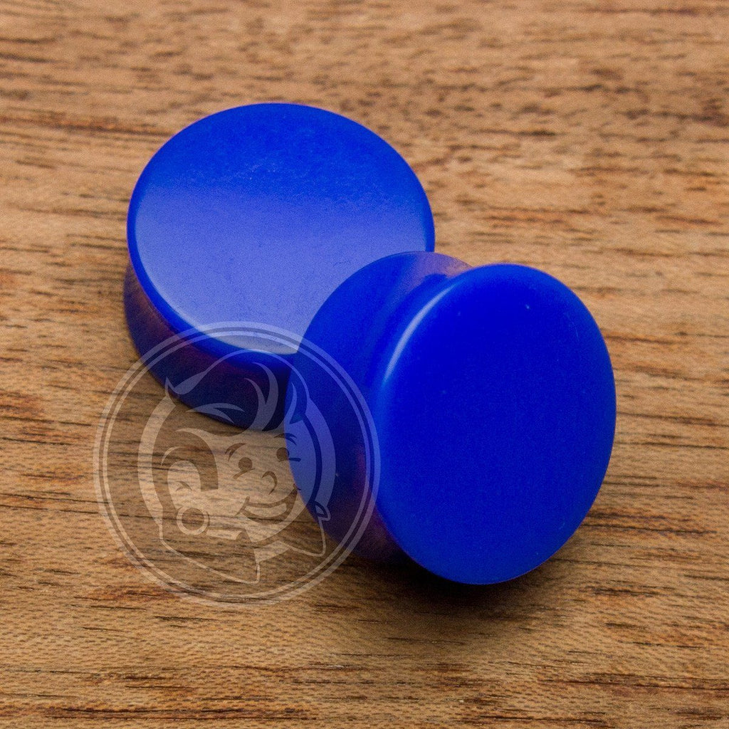 Blue Acrylic Plugs