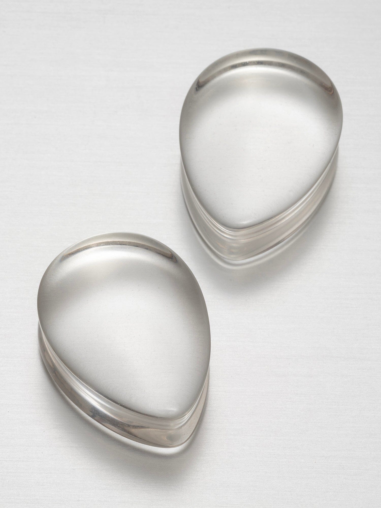 Hammered Crescent Stainless Nipple Shields