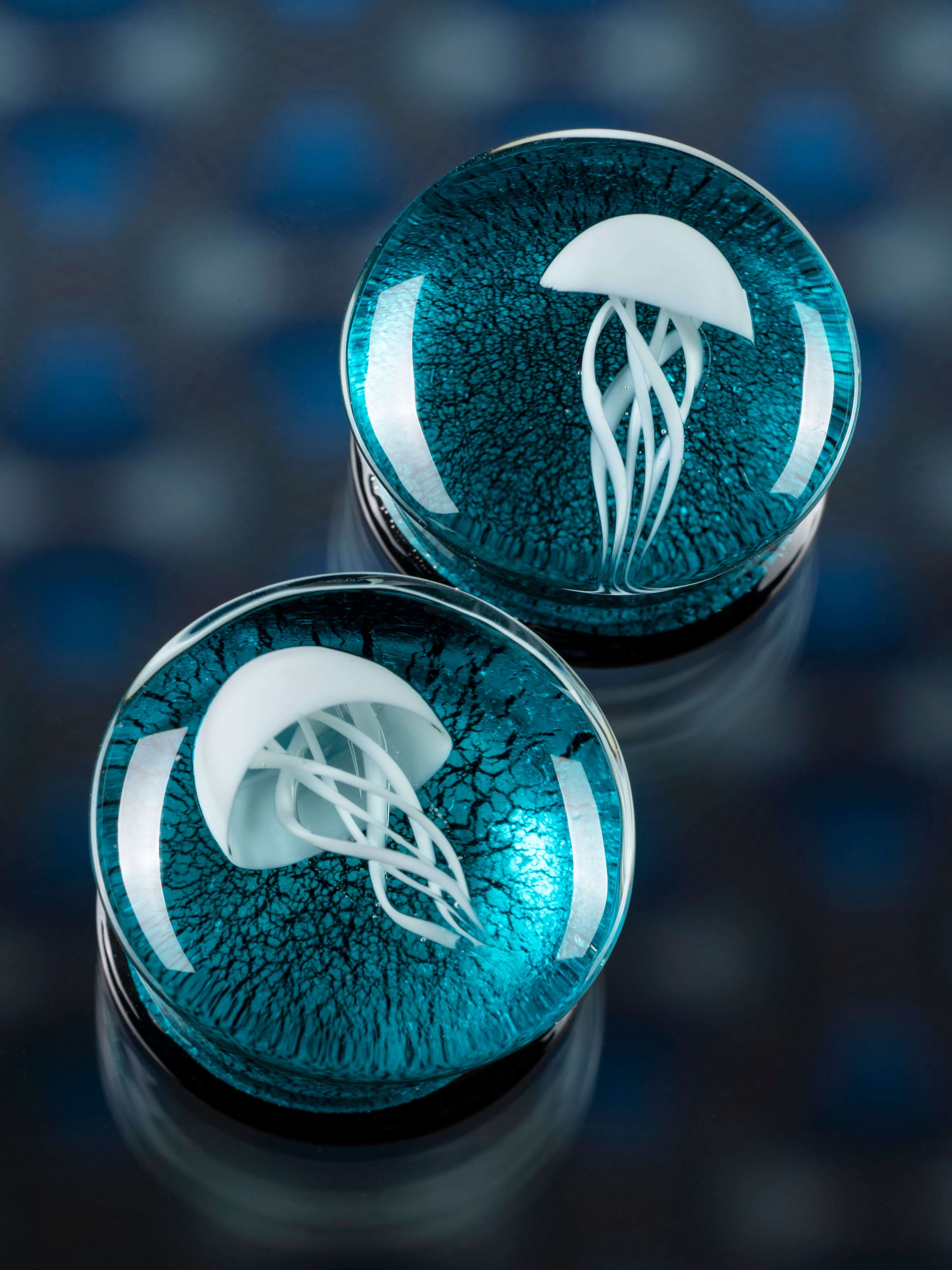 Kylie The Jellyfish Pyrex Glass Plugs
