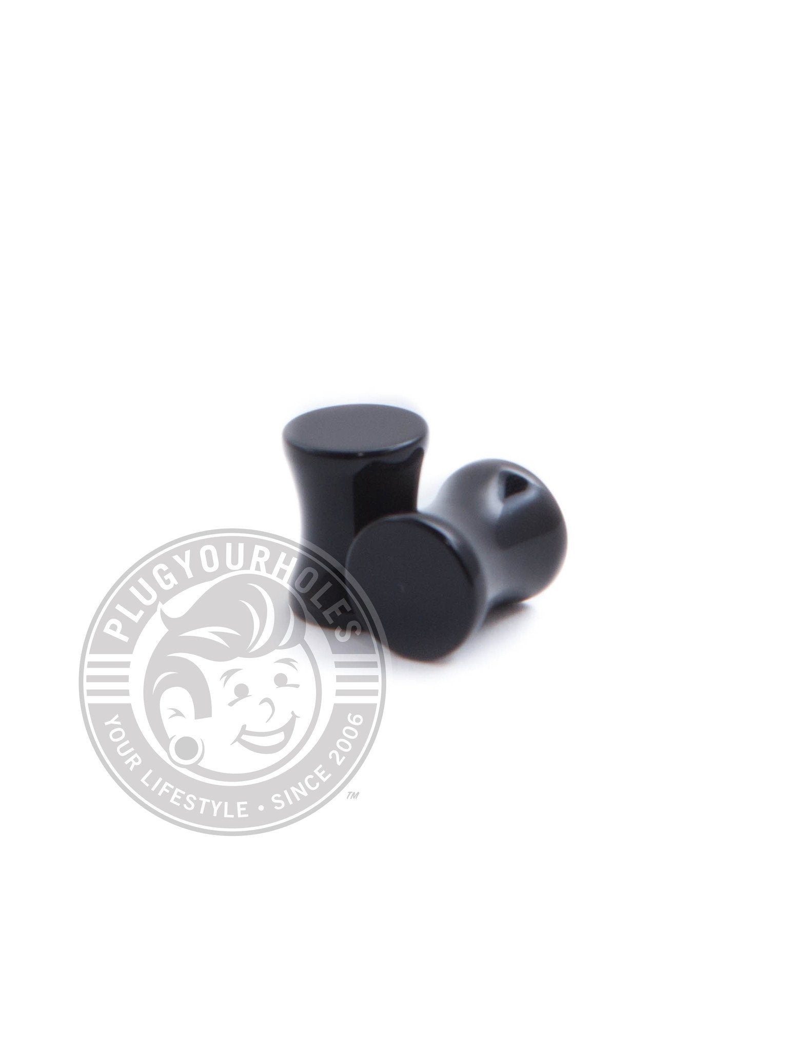 6pairs/set Black Stud Earrings Men Women Faux Gauges Ear Tunnel Stainless  Steel Earrings 3mm-8mm | SHEIN USA