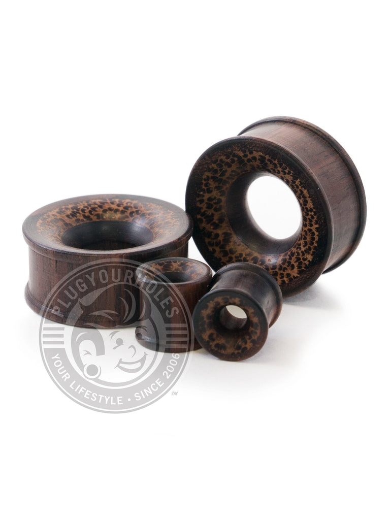 Sono Palm Inlayed Concave Wood Tunnels